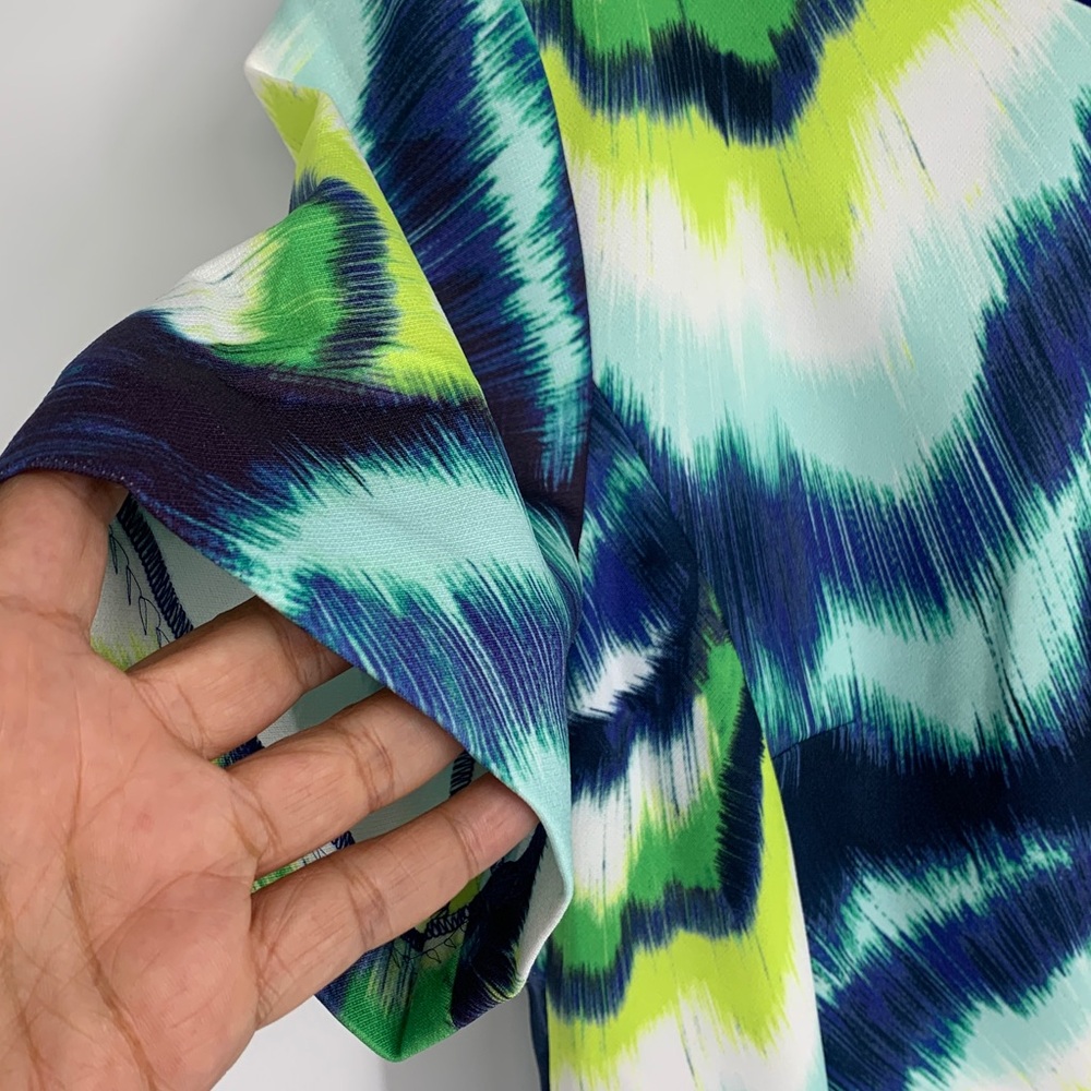 Sz 8 NEW French Connection Annisa Whisper Printed Mini Dress w pockets NWT $148 - Picture 6 of 17